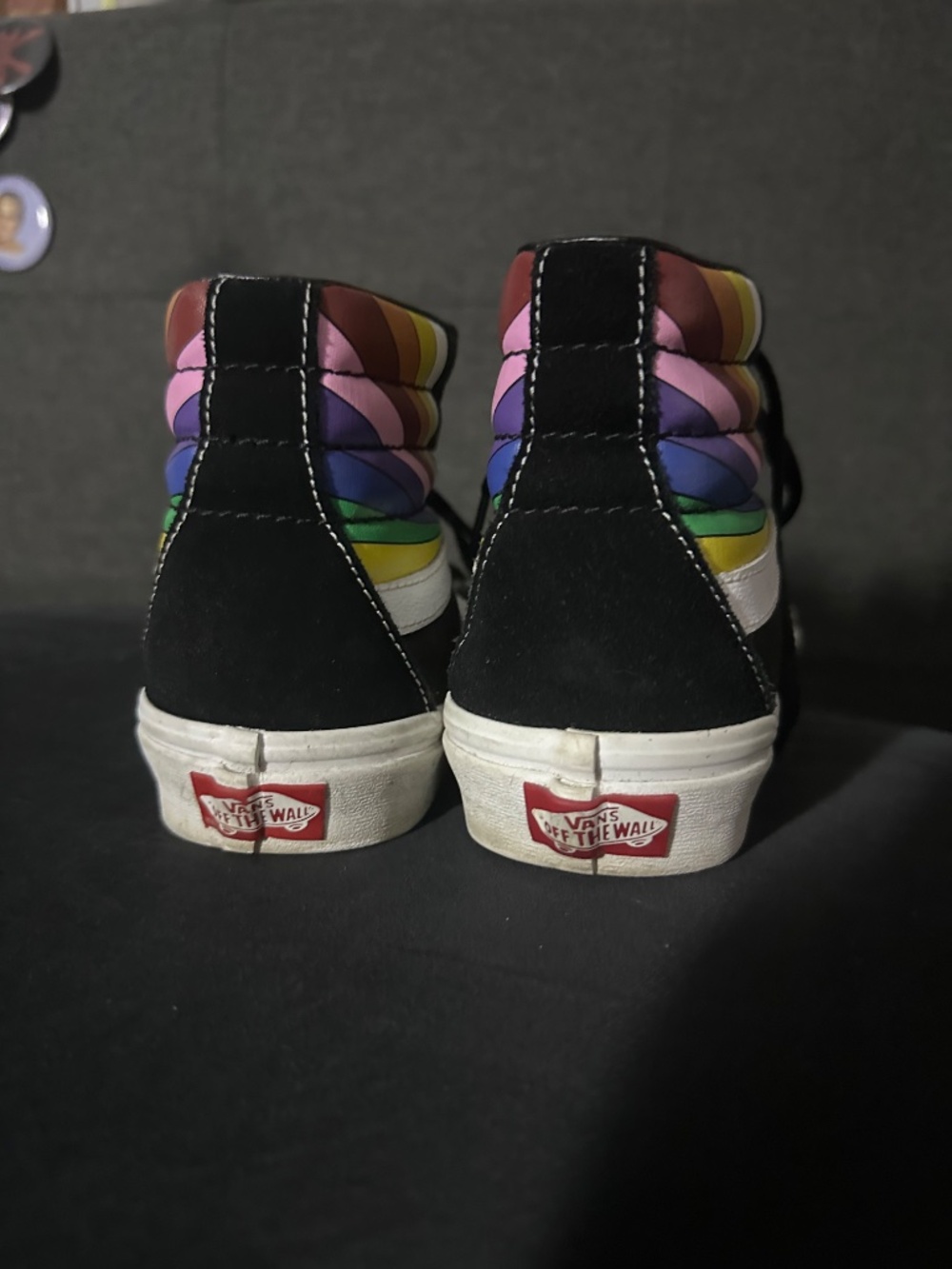 Vans Sk8-Hi Reissue Refract Blk/Tr Wht - Picture 2 of 5